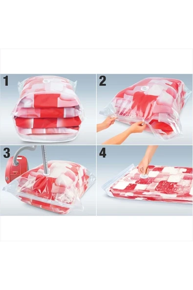 MAGİC SAVER 2li Xlarge Vakumlu Poşet Hurç (55x90) - Resim 2