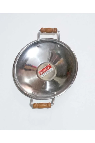 ÜZÜM ÇELİK Saç Tava Paslanmaz Çelik 32 Cm No: 2 ürün görseli 1