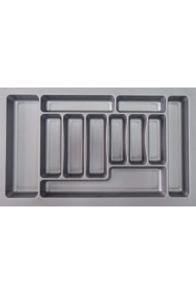 Ersa 74,5cm X 48,5cm Çekmece Içi Kaşıklık Gri (68,5x40 Cm'e Kadar Kesilebilir) ürün görseli 1