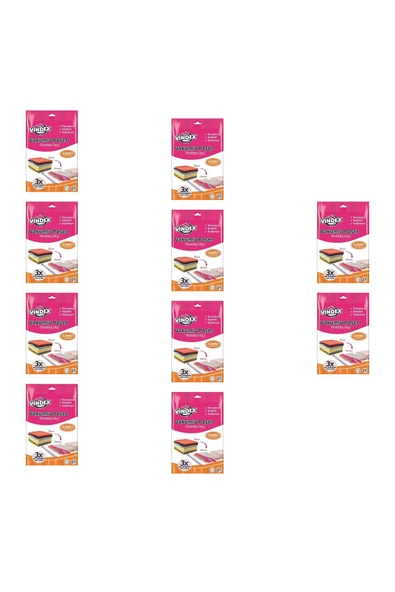 Vindex Vakumlu Giyisi Yastık Yorgan Saklama Torbası Poşeti Hurç - Jumbo - 73x130 Cm. - 10 Paket ürün görseli 1