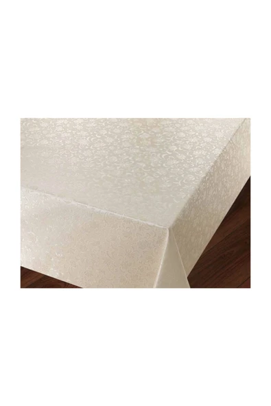 FANTASTIC Pvc Astarlı Muşamba Masa Örtüsü 514 Krem 140x180cm ürün görseli 1