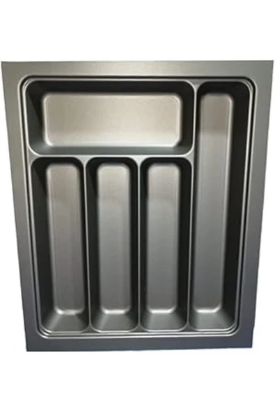 CALRADİA 30x36 Çekmece Içi Antrasit Kaşıklık Maket Bıçağı Hediyeli (26,5x32,5 Cm'e Kadar Kesilebilir) ürün görseli 1