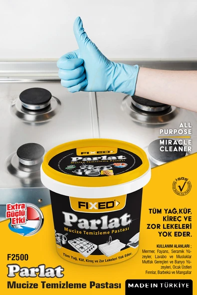EYMHOME Sgs Parlat Çok Amaçlı Mucize Temizleyici Pasta Yağ Küf Kireç Çözücü Zor Lekeler (1 ADET) ürün görseli 1
