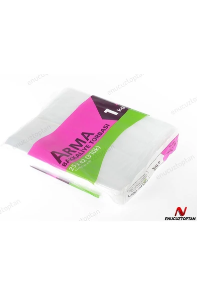 Arma Naksan Arma Şeffaf Bakkaliye Torbası (POŞETİ) 3'lük 25 X 42 ürün görseli 1