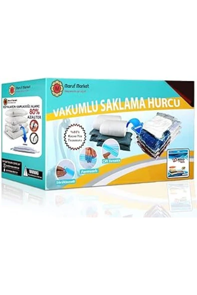 4'lü Vakumlu Poşet S (2 ORTA 2 BÜYÜK BOY) Vakumlu Torba, Vakumlu Hurç ürün görseli 1