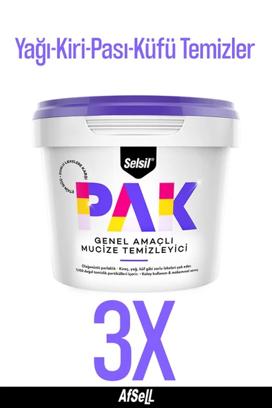 Selsil PAK Genel Amaçlı Mucize Temizleyici Krem 500ml ürün görseli 1