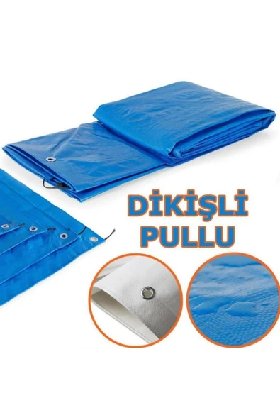 Ekonet Ebatlı Su Geçirmez Pullu Çadır Branda Tente 10x20 - Resim 2