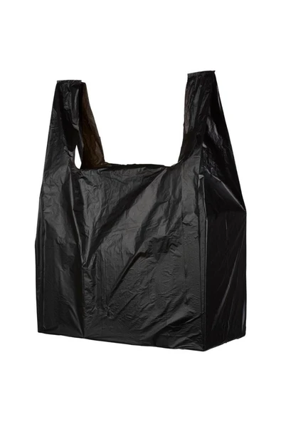 Özdurmuş Plastik Siyah Atlet Hışır Market Poşet Büyük Boy 1 kg ürün görseli 1