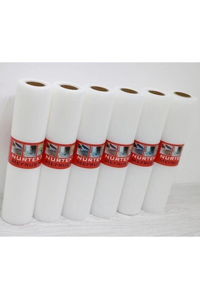 Nurteks Home Nurtekshome Eva Pıtırcık Raf Örtüsü Yıkanabilir Şeffaf 45x10m ürün görseli 1