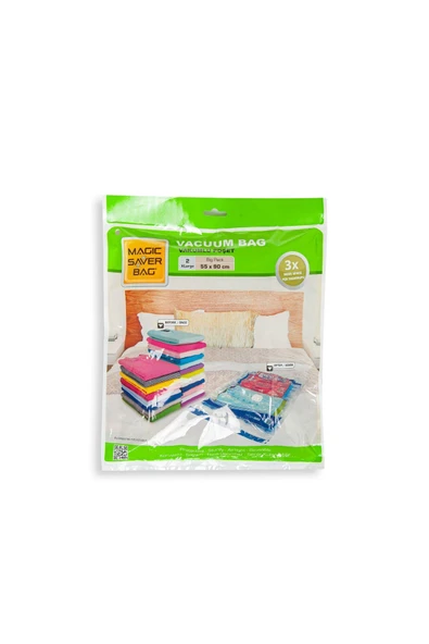 Magic Saver Bag 2'li XLarge Vakumlu Poşet Seti ürün görseli 1