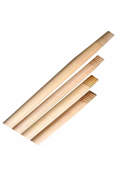 yokyokavm Ahşap Fırça Paspas Ağaç Çam Çekpas Sopası 2 Adet 120cm Süpürge Sapı Ağg1 ürün görseli 1
