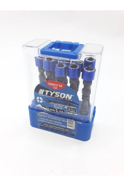 TYSON PH2x65mm Çift yönlü S2 Çeliği Mıknatıs Uçlu Bits Uç (1 ADET) ürün görseli 1