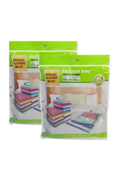 MAGİC SAVER Vakumlu Hurç Vakumlu Poşet 80x100 cm ürün görseli 1
