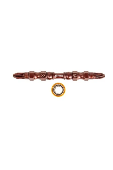 TYSON Pz2*65 Mm Çift Yönlü Mıknatus Uçlu Bits Uç - Resim 2
