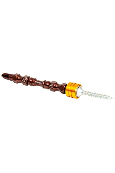 TYSON Pz2x65mm S2 Çeliği Çift Yönlü Mıknatıs Uçlu Bits Uç (10 ADET) -Pakete 10 adettir ürün görseli 1