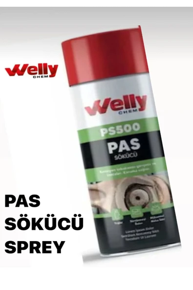 WELLY PAS SÖKÜCÜ SPREY PS200 YAĞLAYICI KORUYUCU ÇOK AMAÇLI 200ml ürün görseli 1