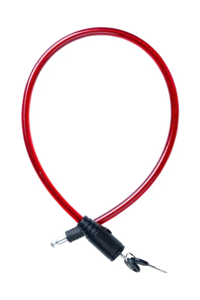 Kupa Vinil Kaplı Esnek Çelik Bisiklet Kilidi 12 mm - 80 Cm ürün görseli 1