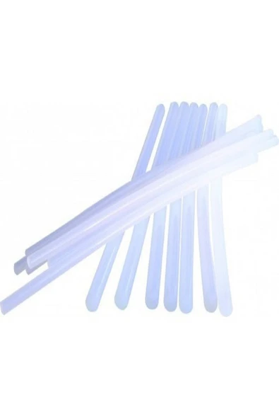 Solid 12mm X 30cm Kalın Mum Silikon 10 Adet Kalın Silikon Tabancasına Uyumlu ürün görseli 1
