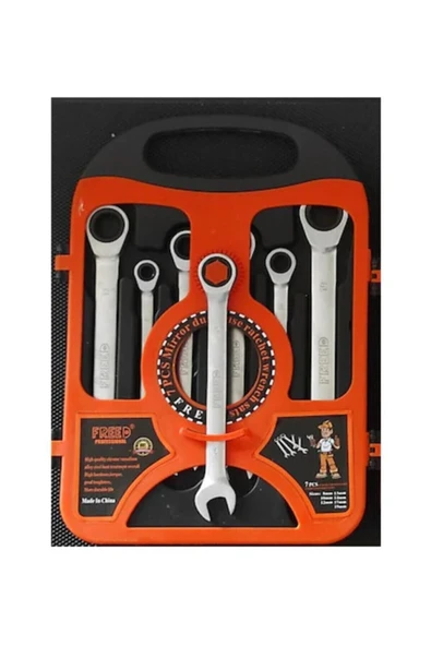 freed 7 Parça Cırcır Anahtar Seti Cırcır Set 8 19 Mm ürün görseli 1