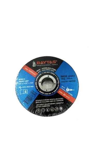 Baytec Inox Kesici Taş 115 Mm ürün görseli 1