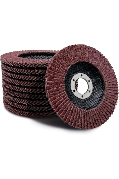 Baytec Flap Disk Metal Ahşap Zımpara 80 Kum 10'lu 115x22 mm ürün görseli 1