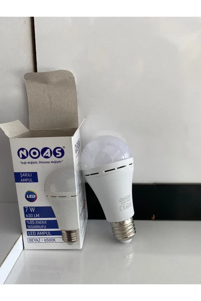 Noas Yl95-0711 7w 6500k Beyaz Şarjlı Ampul ürün görseli 1