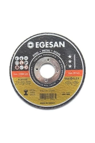 Egesan 115x3 Metal Kesici ürün görseli 1