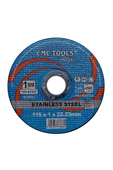 CMC Inox Kesici Taş Spiral Taşı 115x1.0x22mm 5 Adet ürün görseli 1