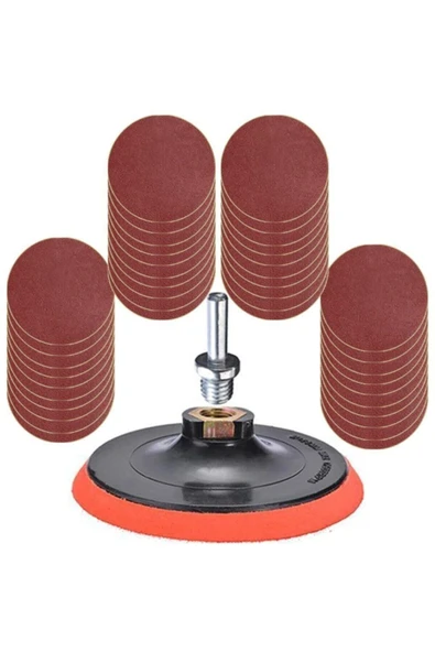 UGR Cırt Zımpara Seti Spiral Taşlama Matkap Uyumlu 115mm 42 Parça ürün görseli 1