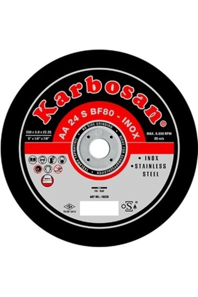 KARBOSAN 115mm Inox Kesici (10 Adet) ürün görseli 1