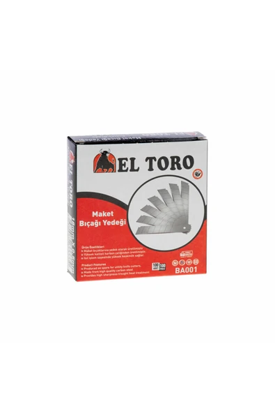 ELTORO Maket Bıçağı Yedeği 100 Lü 18mmX0.5mm BA001 ürün görseli 1