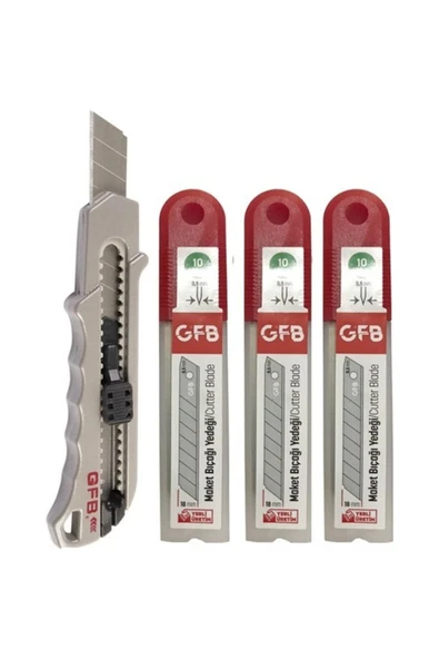 GFB Metal Maket Bıçağı Pro Ve 30 Adet Yedek Uc ürün görseli 1