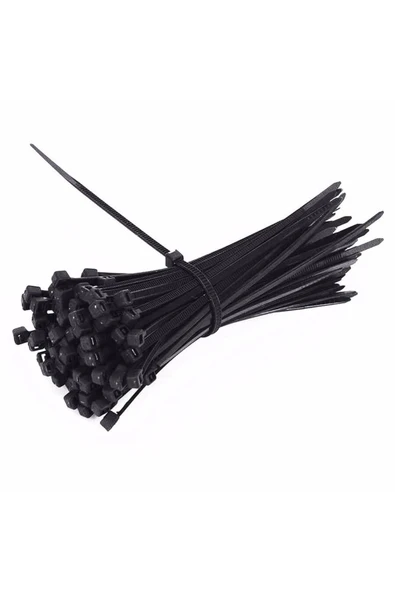 ZENİTH Kablo Bağı & Plastik Kelepçe & Cırt Kelepçe 3,6x300 Mm Siyah ürün görseli 1