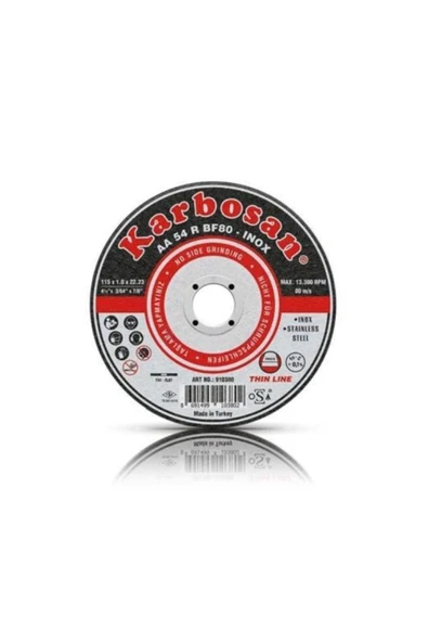 arj Metal Kesici Disk 115 X 1 Inox (25 Adet) ürün görseli 1