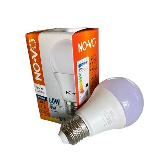 Novoled Yüksek Kalite 9w Beyaz Işık Led Ampul ürün görseli 1