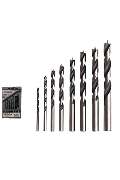 Baytec Bay-tec 8 Parça Ahşap Metal Delme Uç Seti Hss Uç Seti Mu1803 ürün görseli 1