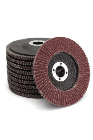 UGR Metal Ahşap Flap Disk Zımpara 115x22 Mm 10 Adet 60 Kum ürün görseli 1