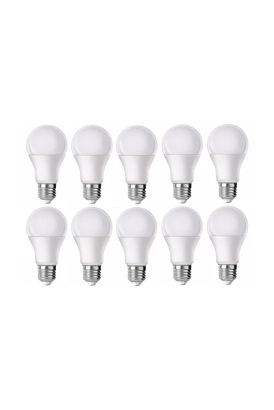 Noas 9w Led Ampul 6500k Beyaz E27 Duylu 10 Adet ürün görseli 1