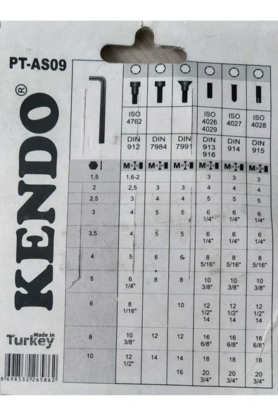 Kendo 9 Parça Alyan seti - Resim 2