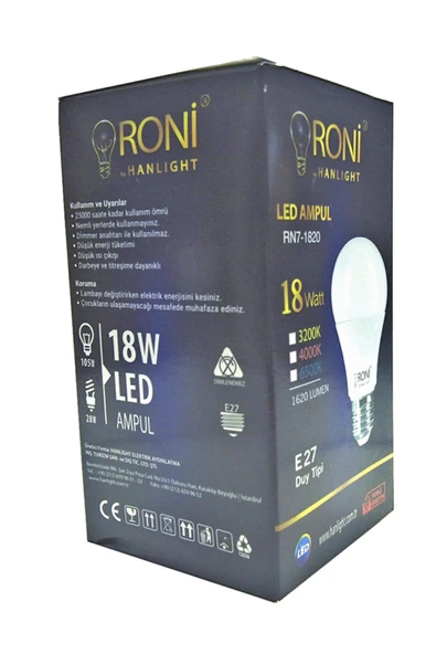 RONİ 18w Led Ampül - Resim 2