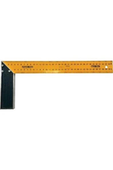 Meşem 557 Marangoz Gönye Sarı 400 Mm - Resim 3
