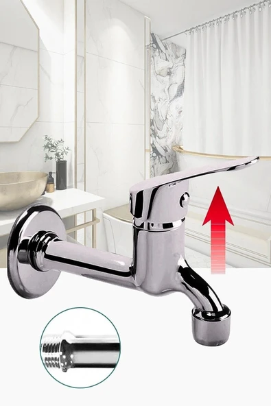 lupobianco Aç Kapa Mix Lavabo Musluk Wc Lavabo Uzun Musluk ürün görseli 1