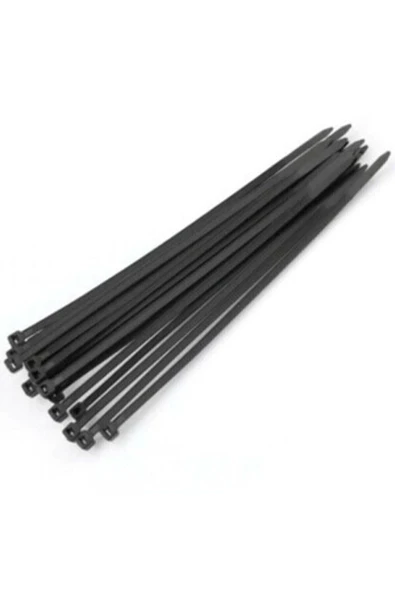 ZENİTH Kablo Bağı & Plastik Kelepçe & Cırt Kelepçe 4,8x380 Mm Siyah 100 Adet ürün görseli 1