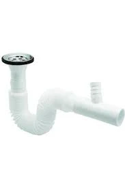 ASET PLASTİK Çamaşır Bulaşık Makinesi Hortumu Çıkışlı Lavabo Sifonu Gider Borusu Esnek 1. Kalite ürün görseli 1