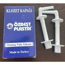 ÖZBEST Plastik Klozet Kapak Montaj Vidası Seti 3 Adet ürün görseli 1