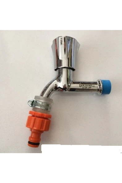 Sayım Otomatik Musluk Bağlantı Adaptörü Kelepçeli 1/2 Musluk 2 Parça ürün görseli 1
