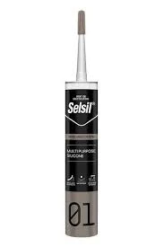 Selsil Akfix Eurofix Genel Amaçlı Silikon 280gr. Şeffaf 25 Adet ürün görseli 1