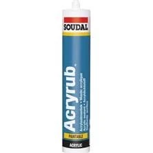 Soudal Beyaz 500 Gr. Silikonize Mastik (117566) ürün görseli 1