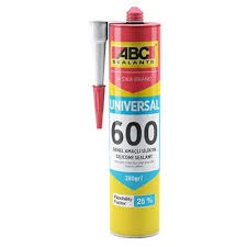 Sika 5 Adet Abc 600 Genel Amaçlı Silikon 280 gr Şeffaf ürün görseli 1