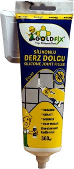 GOLDFİX Derzmatik Silikonlu Derz Dolgu 360gr Hazır Beyaz Tüpte Bozulmayan Derz ürün görseli 1